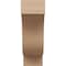 Ekena Millwork 8"W x 16"D x 24"H Classic Newport Rough Cedar Woodgrain TimberThane Corbel, Primed Tan CORUR08X16X24NEWRCPR - alternate 6